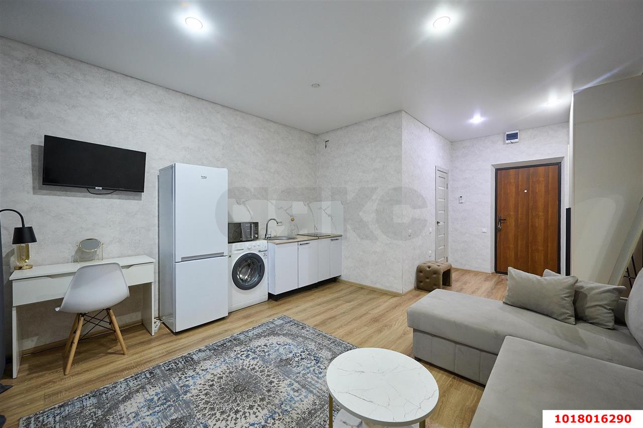 Фото №6: Студия <span class="whitespace-nowrap">24 м²</span>, <span class="whitespace-nowrap">5/19 эт.</span> - Краснодар, Прикубанский внутригородской округ, мкр. Славянский, ул. Заполярная, 37к5