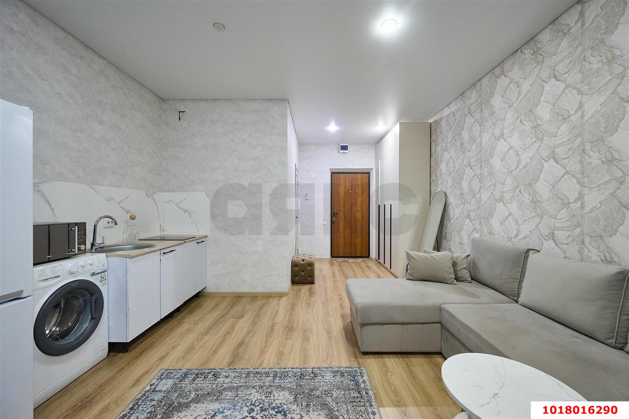 Фото №5: Студия <span class="whitespace-nowrap">24 м²</span>, <span class="whitespace-nowrap">5/19 эт.</span> - Краснодар, Прикубанский внутригородской округ, мкр. Славянский, ул. Заполярная, 37к5