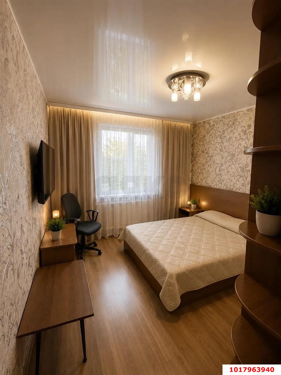 Фото №3: 3-комнатная квартира <span class="whitespace-nowrap">74 м²</span>, <span class="whitespace-nowrap">4/9 эт.</span> - Краснодар, Прикубанский внутригородской округ, мкр. Завод Измерительных Приборов, ул. имени 40-летия Победы, 37/2