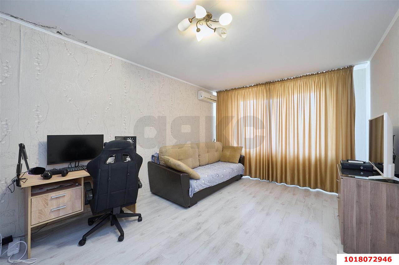 Фото №1: 1-комнатная квартира <span class="whitespace-nowrap">46 м²</span>, <span class="whitespace-nowrap">16/16 эт.</span> - Краснодар, Прикубанский внутригородской округ, мкр. Микрохирургии глаза, ул. Академика Лукьяненко, 26/1