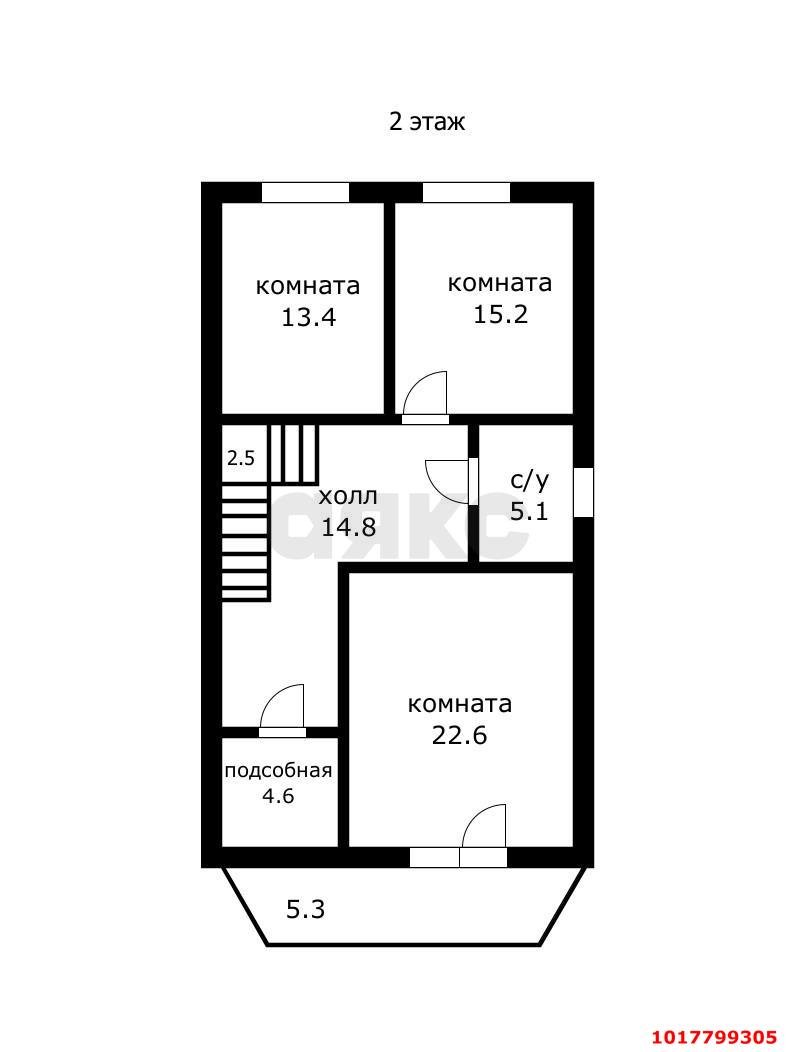 Фото №25: Дом <span class="whitespace-nowrap">161 м²</span> <span class="whitespace-nowrap">+ 4 сот.</span>, <span class="whitespace-nowrap">2 эт.</span> - Краснодар, Прикубанский внутригородской округ, мкр. Северный, ул. Гиагинская, 14/1
