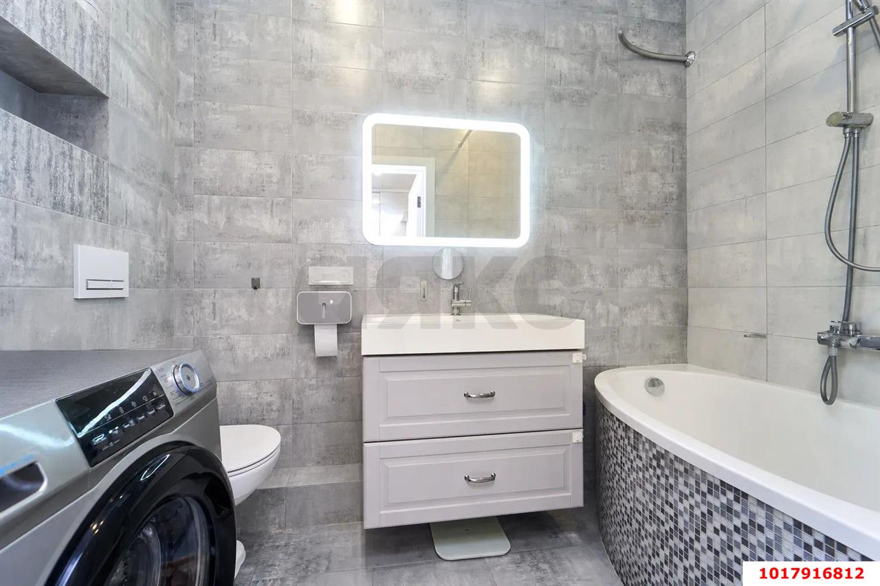 Фото №10: 2-комнатная квартира <span class="whitespace-nowrap">53 м²</span>, <span class="whitespace-nowrap">16/17 эт.</span> - Краснодар, Прикубанский внутригородской округ, Россинского, мкр. жилой комплекс Альпы, ул. Командорская, 6к1