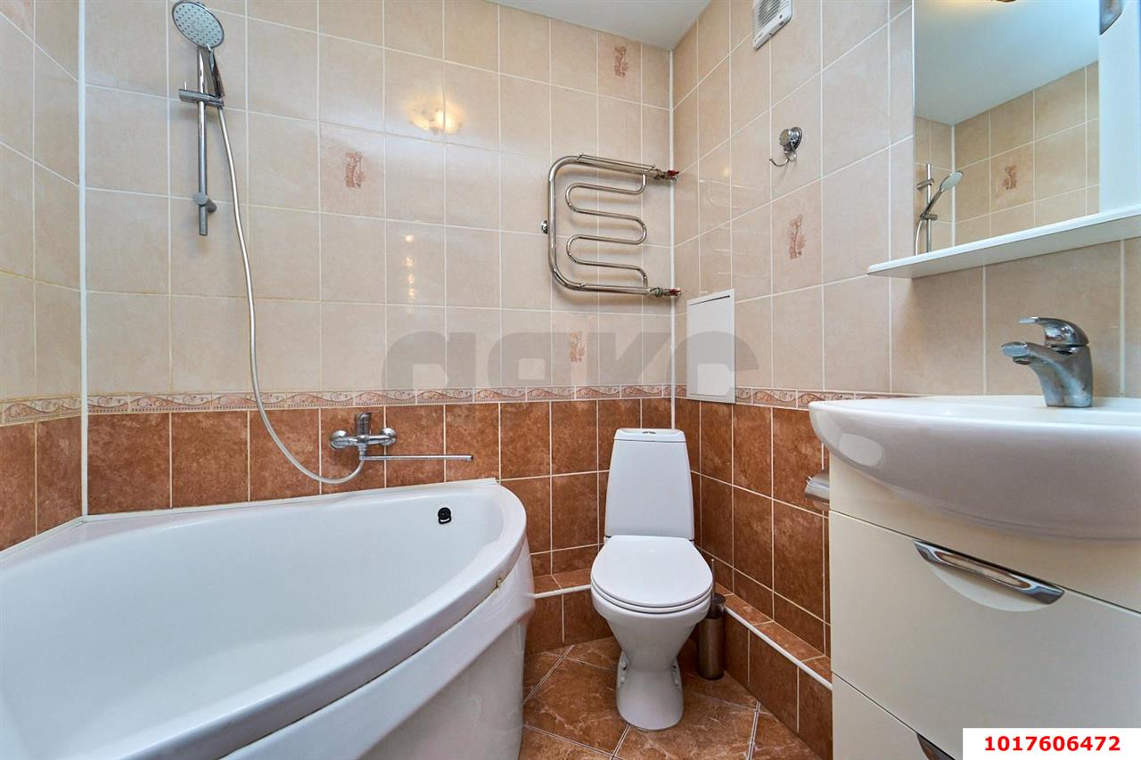 Фото №7: 1-комнатная квартира <span class="whitespace-nowrap">46 м²</span>, <span class="whitespace-nowrap">5/16 эт.</span> - Краснодар, Карасунский внутригородской округ, мкр. жилой комплекс Восход, ул. Гидростроителей, 57