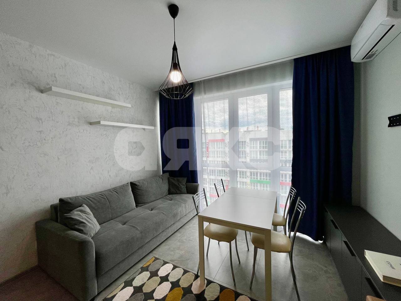 Фото №5: 1-комнатная квартира <span class="whitespace-nowrap">36 м²</span>, <span class="whitespace-nowrap">25/25 эт.</span> - Сочи, Центральный, Заречный, мкр. жилой комплекс Раз.Два.Три!, ул. Пластунская, 123Ак2