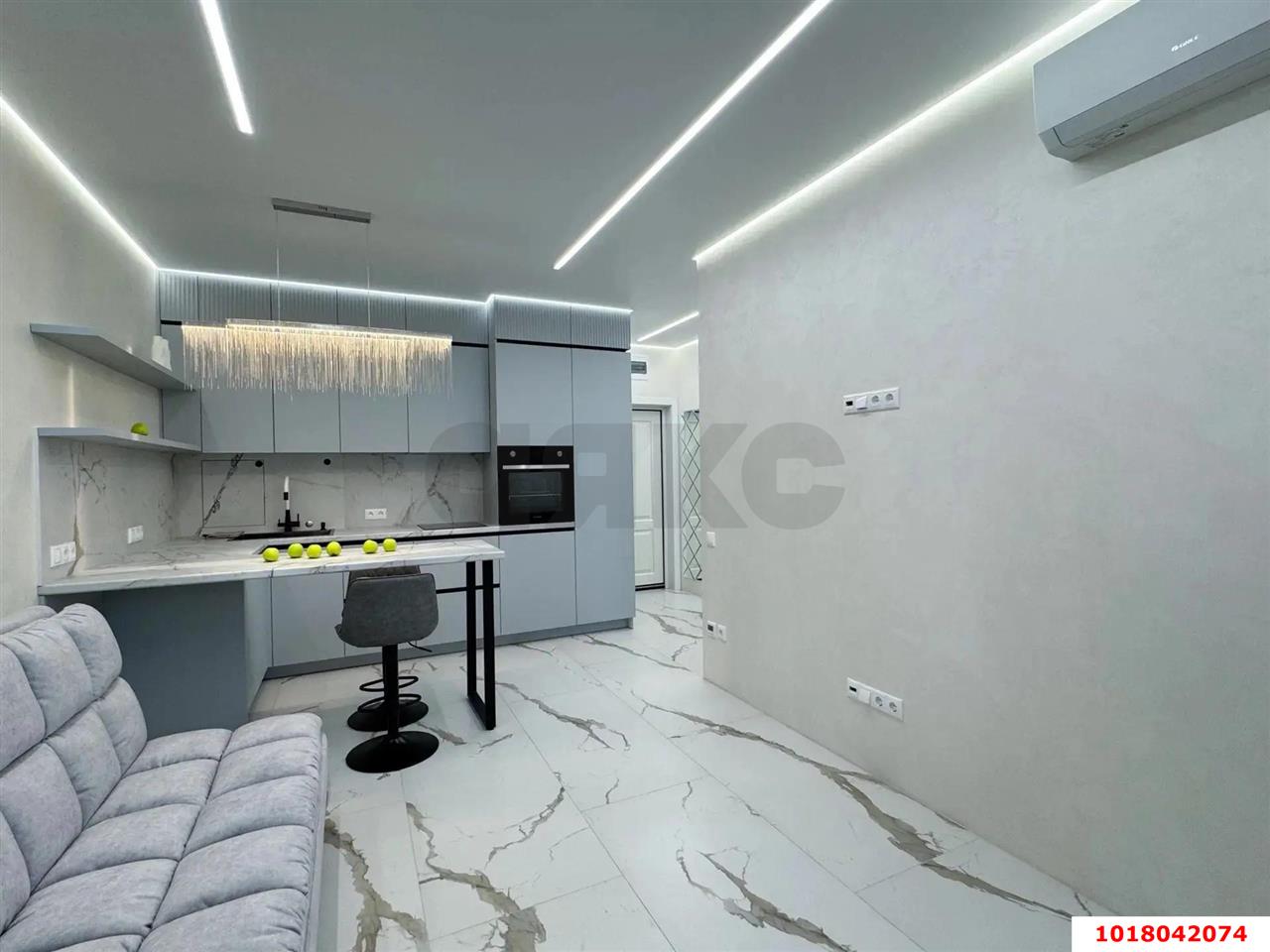 Фото №3: 1-комнатная квартира <span class="whitespace-nowrap">40 м²</span>, <span class="whitespace-nowrap">5/24 эт.</span> - Краснодар, Центральный внутригородской округ, Табачная Фабрика, мкр. ЖК Все Свои Вип, ул. Колхозная, 5/2к3