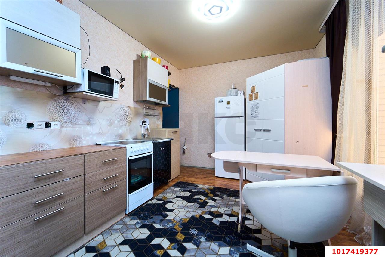 Фото №2: 1-комнатная квартира <span class="whitespace-nowrap">40 м²</span>, <span class="whitespace-nowrap">6/12 эт.</span> - Краснодар, Прикубанский внутригородской округ, ЖК Валентина, мкр. 9-й километр, ул. Циолковского, 5/1