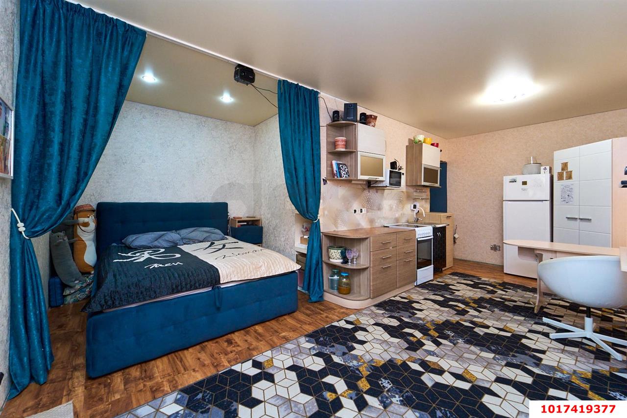 Фото №3: 1-комнатная квартира <span class="whitespace-nowrap">40 м²</span>, <span class="whitespace-nowrap">6/12 эт.</span> - Краснодар, Прикубанский внутригородской округ, ЖК Валентина, мкр. 9-й километр, ул. Циолковского, 5/1