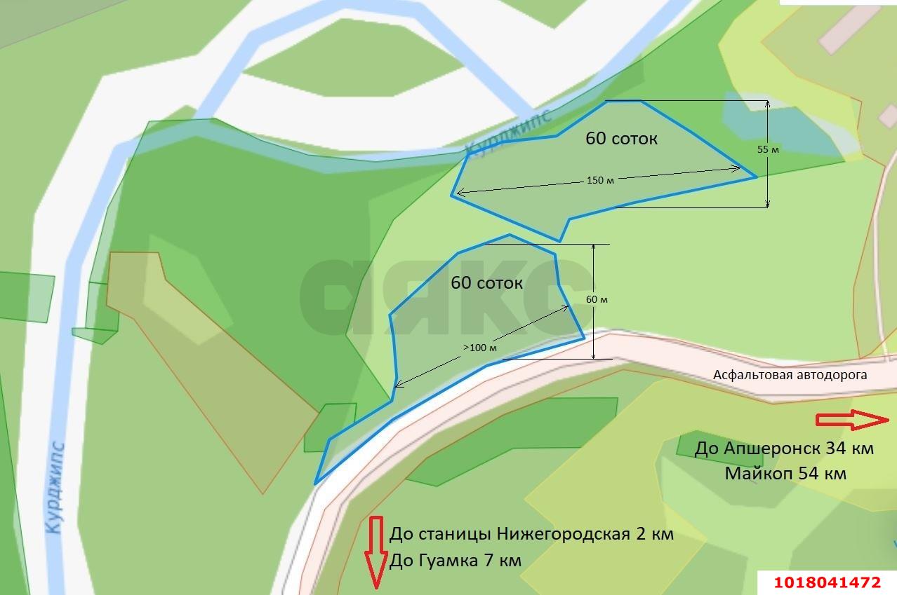 Фото №19: Коммерческая земля <span class="whitespace-nowrap">120 сот.</span> - Краснодарский край Апшеронский район