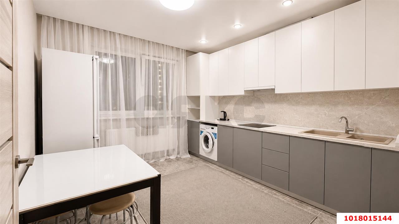 Фото №4: 2-комнатная квартира <span class="whitespace-nowrap">51 м²</span>, <span class="whitespace-nowrap">8/16 эт.</span> - Краснодар, Карасунский внутригородской округ, мкр. ЖК Смородина, ул. имени Владимира Жириновского, 1к4