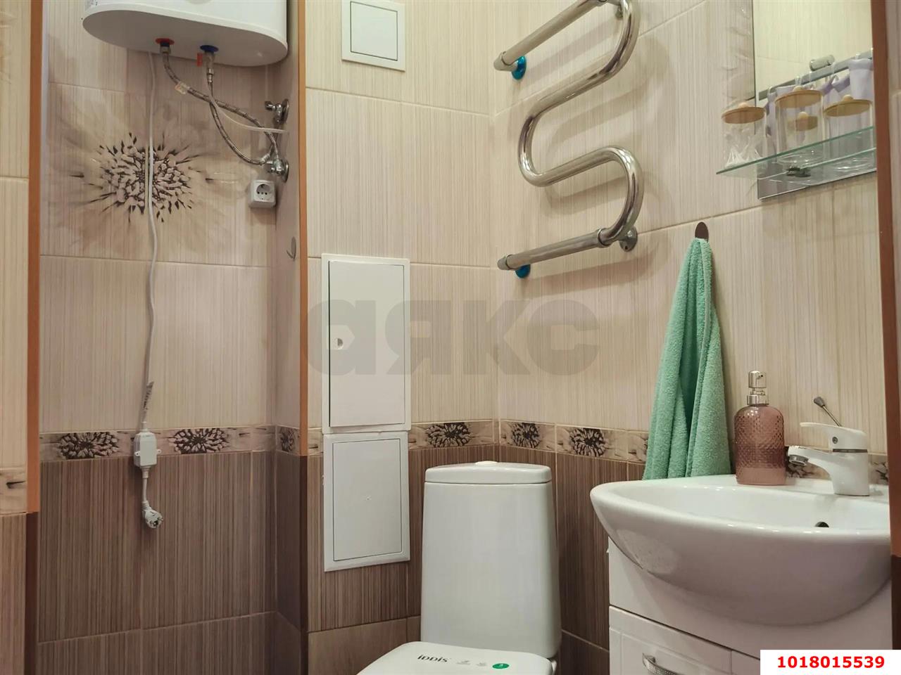 Фото №9: 1-комнатная квартира <span class="whitespace-nowrap">34 м²</span>, <span class="whitespace-nowrap">1/3 эт.</span> - Краснодар, Прикубанский внутригородской округ, Калинино, имени Петра Метальникова, мкр. ЖК Арбатский, ул. Цезаря Куникова, 18лит4
