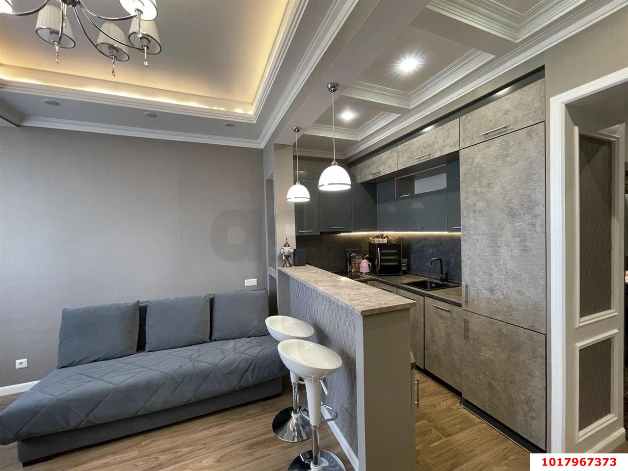 Фото №2: 1-комнатная квартира <span class="whitespace-nowrap">46 м²</span>, <span class="whitespace-nowrap">12/24 эт.</span> - Краснодар, Западный внутригородской округ, мкр. Центральный, ул. Кубанская набережная, 37