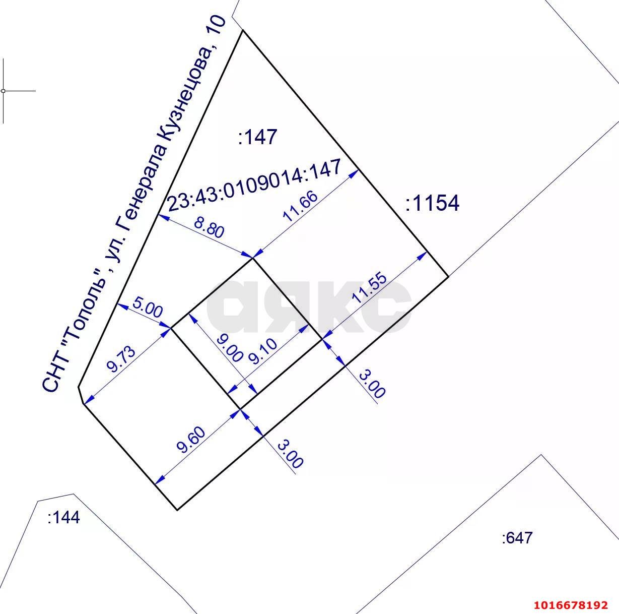 Фото №10: Дом <span class="whitespace-nowrap">66 м²</span> <span class="whitespace-nowrap">+ 6.1 сот.</span>, <span class="whitespace-nowrap">1 эт.</span> - Октябрьский, Прикубанский внутригородской округ, мкр. СНТ Тополь, ул. Генерала Кузнецова