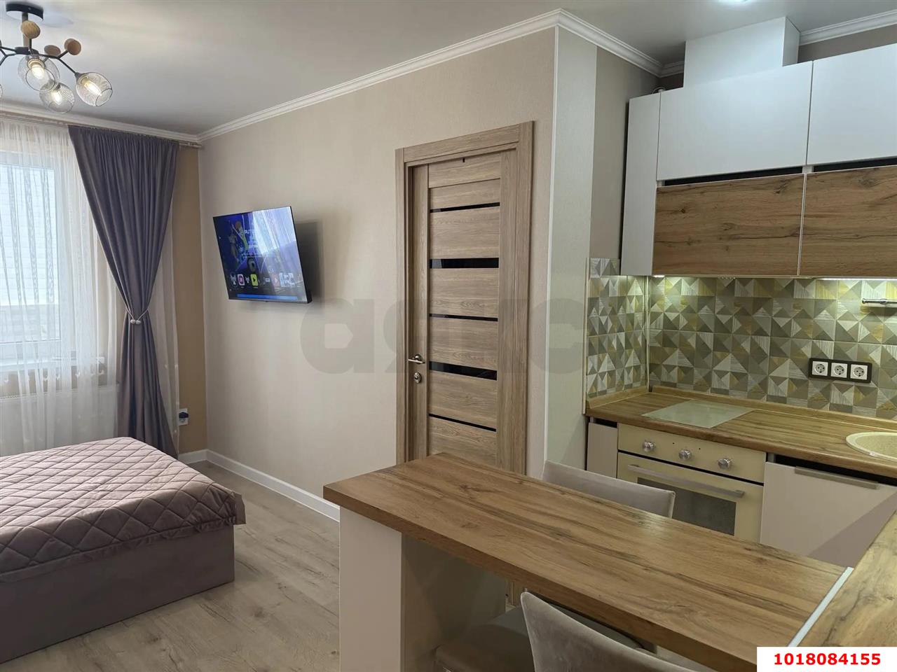 Фото №10: 1-комнатная квартира <span class="whitespace-nowrap">44 м²</span>, <span class="whitespace-nowrap">17/17 эт.</span> - Краснодар, Прикубанский внутригородской округ, Музыкальный, ЖК Времена Года, мкр. имени Петра Метальникова, ул. Петра Метальникова, 5к1