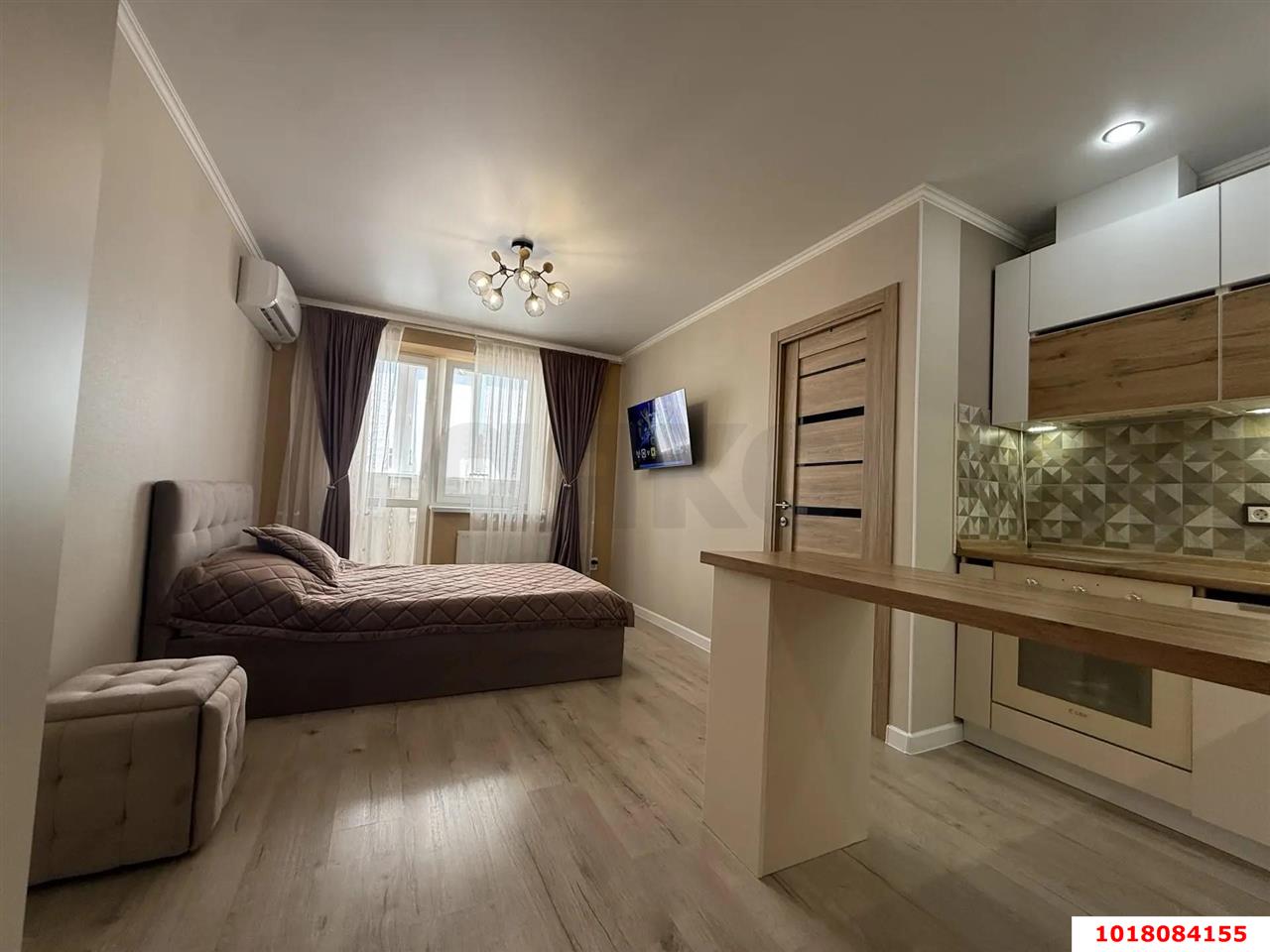 Фото №7: 1-комнатная квартира <span class="whitespace-nowrap">44 м²</span>, <span class="whitespace-nowrap">17/17 эт.</span> - Краснодар, Прикубанский внутригородской округ, Музыкальный, ЖК Времена Года, мкр. имени Петра Метальникова, ул. Петра Метальникова, 5к1