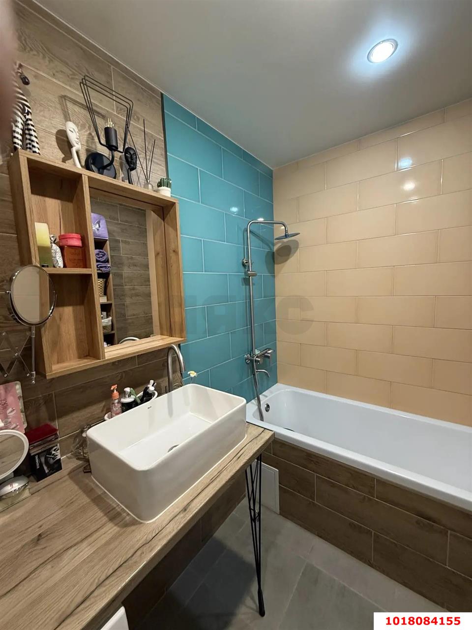 Фото №4: 1-комнатная квартира <span class="whitespace-nowrap">44 м²</span>, <span class="whitespace-nowrap">17/17 эт.</span> - Краснодар, Прикубанский внутригородской округ, Музыкальный, ЖК Времена Года, мкр. имени Петра Метальникова, ул. Петра Метальникова, 5к1