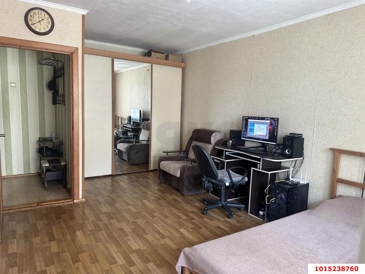 Фото №4: 1-комнатная квартира <span class="whitespace-nowrap">35 м²</span>, <span class="whitespace-nowrap">4/5 эт.</span> - Краснодар, Прикубанский внутригородской округ, Калинино, мкр. Завод Радиоизмерительных Приборов, ул. Тепличная, 62