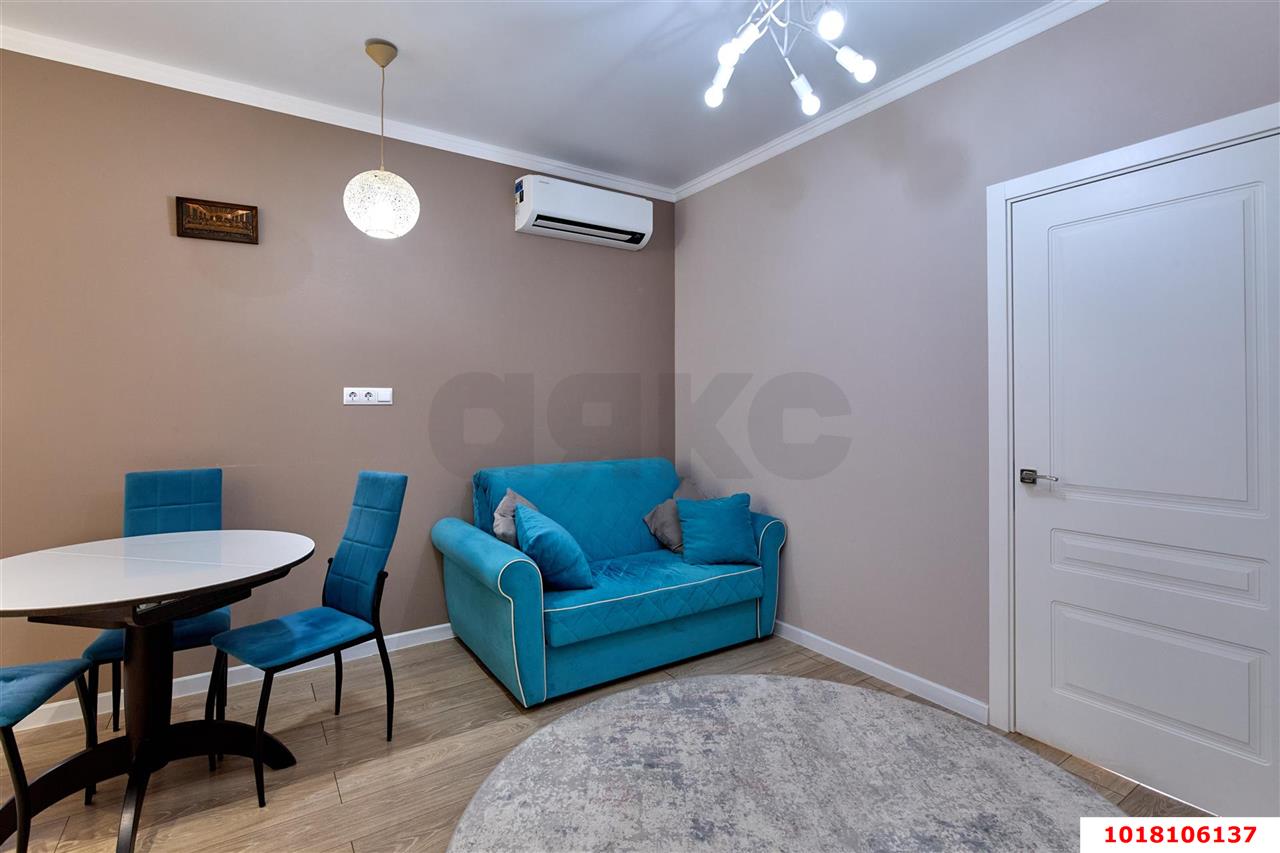 Фото №6: 1-комнатная квартира <span class="whitespace-nowrap">36 м²</span>, <span class="whitespace-nowrap">13/16 эт.</span> - Краснодар, Прикубанский внутригородской округ, Фестивальный, мкр. ЖК Цветы, ул. Круговая, 4Вк4