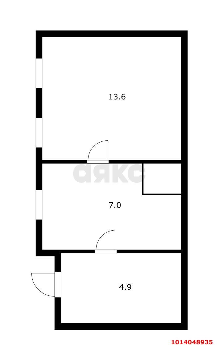 Фото №4: Часть дома <span class="whitespace-nowrap">48 м²</span> <span class="whitespace-nowrap">+ 2.5 сот.</span>, <span class="whitespace-nowrap">1 эт.</span> - Краснодар, Центральный внутригородской округ, мкр. Центральный, ул. Володи Головатого, 368