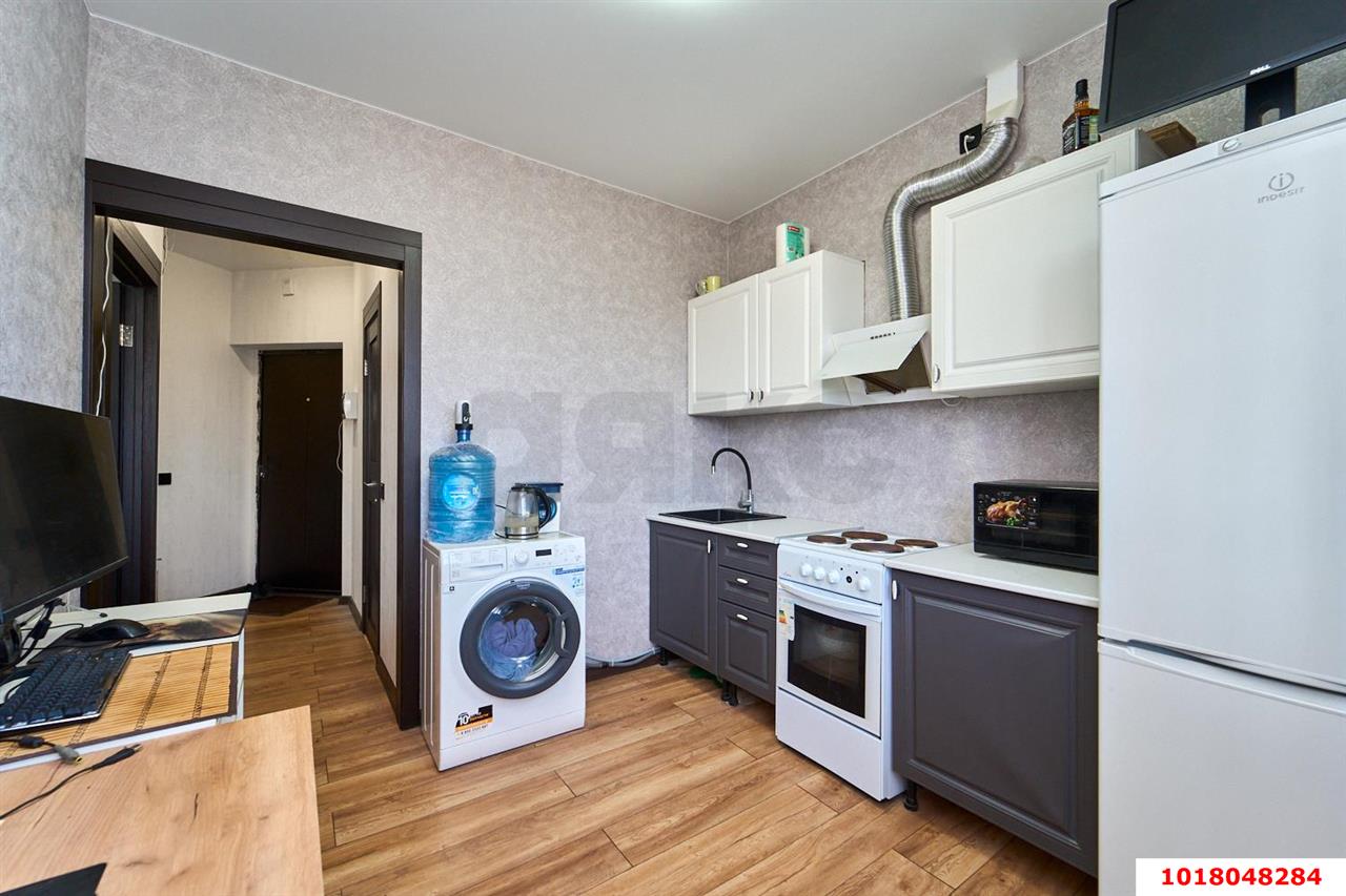 Фото №2: 1-комнатная квартира <span class="whitespace-nowrap">30 м²</span>, <span class="whitespace-nowrap">4/9 эт.</span> - Краснодар, Прикубанский внутригородской округ, мкр. жилой комплекс Дыхание, ул. Лётчика Позднякова, 2к2
