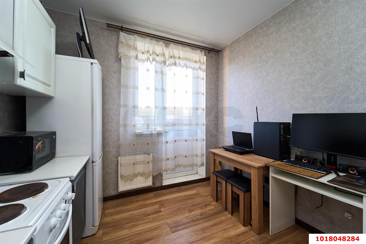 Фото №5: 1-комнатная квартира <span class="whitespace-nowrap">30 м²</span>, <span class="whitespace-nowrap">4/9 эт.</span> - Краснодар, Прикубанский внутригородской округ, мкр. жилой комплекс Дыхание, ул. Лётчика Позднякова, 2к2