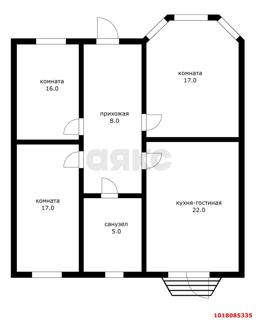 Фото №15: Дом <span class="whitespace-nowrap">80 м²</span> <span class="whitespace-nowrap">+ 4 сот.</span>, <span class="whitespace-nowrap">1 эт.</span> - СНТ Хуторок-2, мкр. Прикубанский внутригородской округ, ул. Осенняя