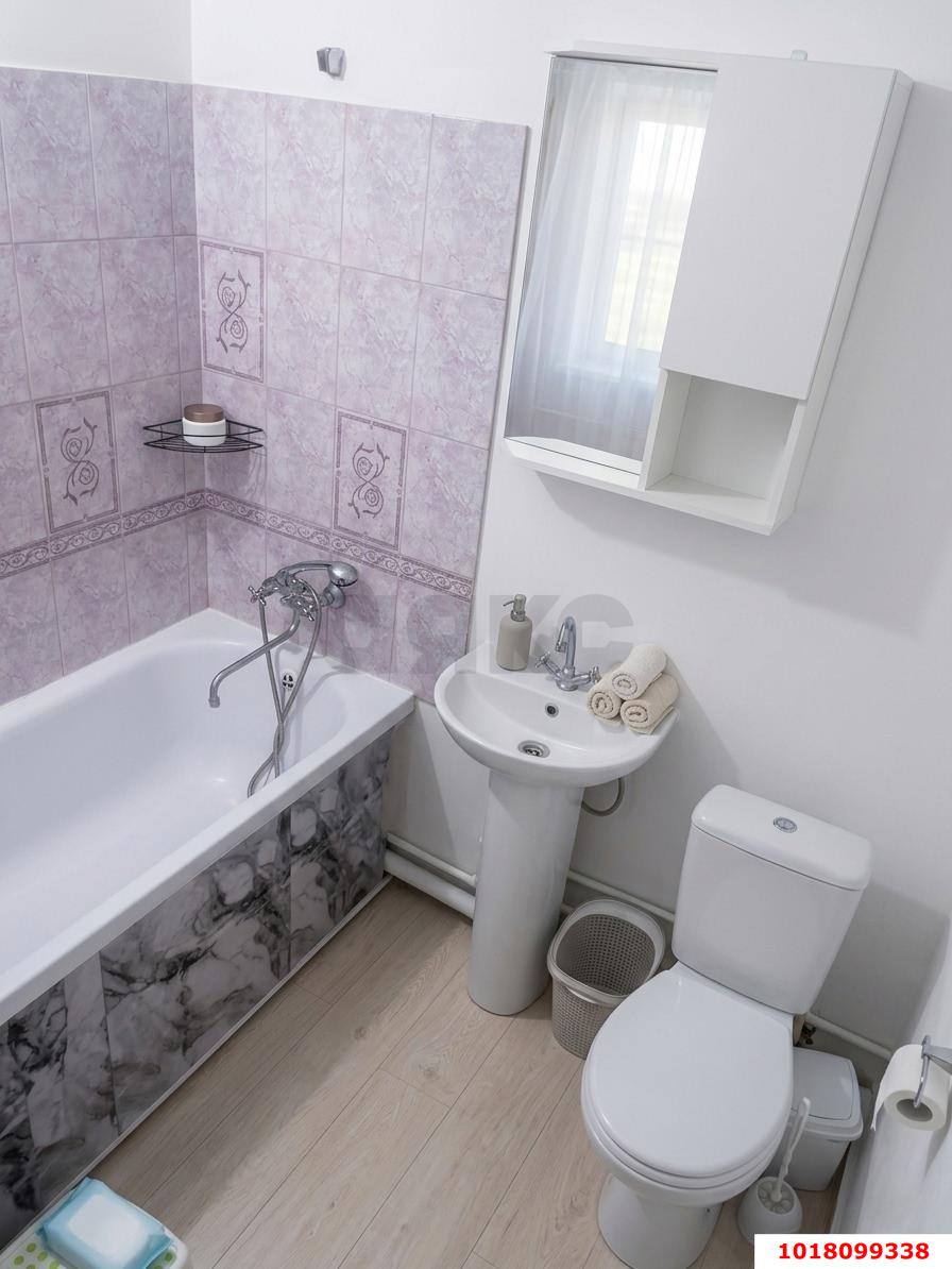 Фото №4: 1-комнатная квартира <span class="whitespace-nowrap">36 м²</span>, <span class="whitespace-nowrap">4/16 эт.</span> - Краснодар, Прикубанский внутригородской округ, Восточный, мкр. жилой комплекс Квартал № 6, ул. имени Героя Советского Союза Николая Воробьёва, 5