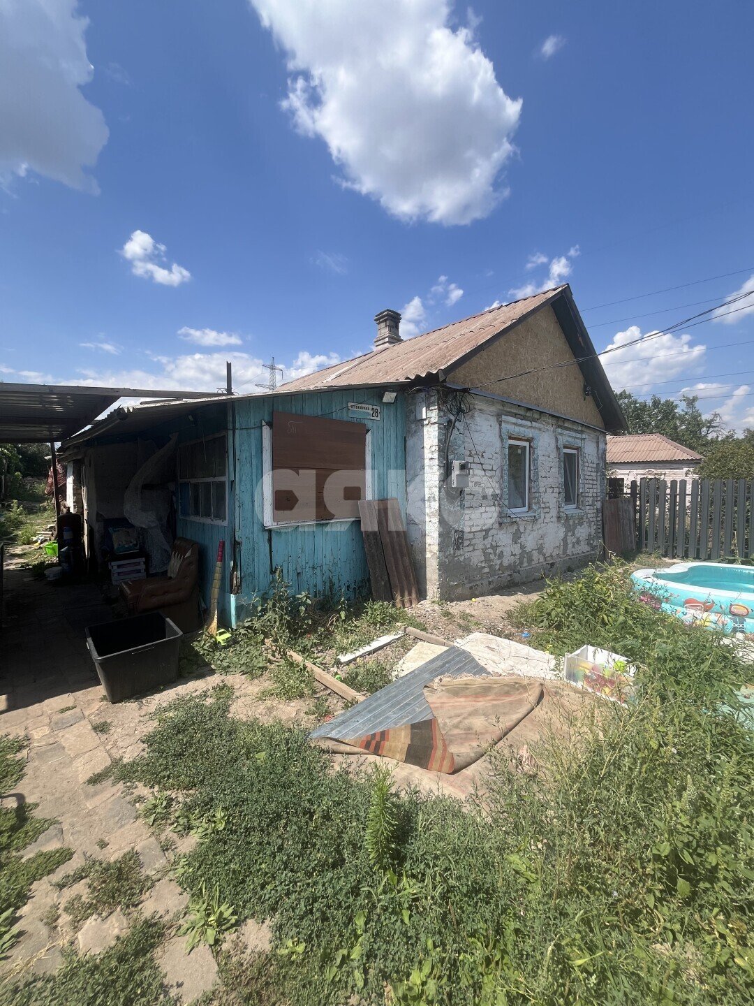 Фото №2: Дом <span class="whitespace-nowrap">44 м²</span> <span class="whitespace-nowrap">+ 4 сот.</span>, <span class="whitespace-nowrap">1 эт.</span> - Мариуполь, Ильичёвский, п. Ново-Броневой, ул. Токарная, 28