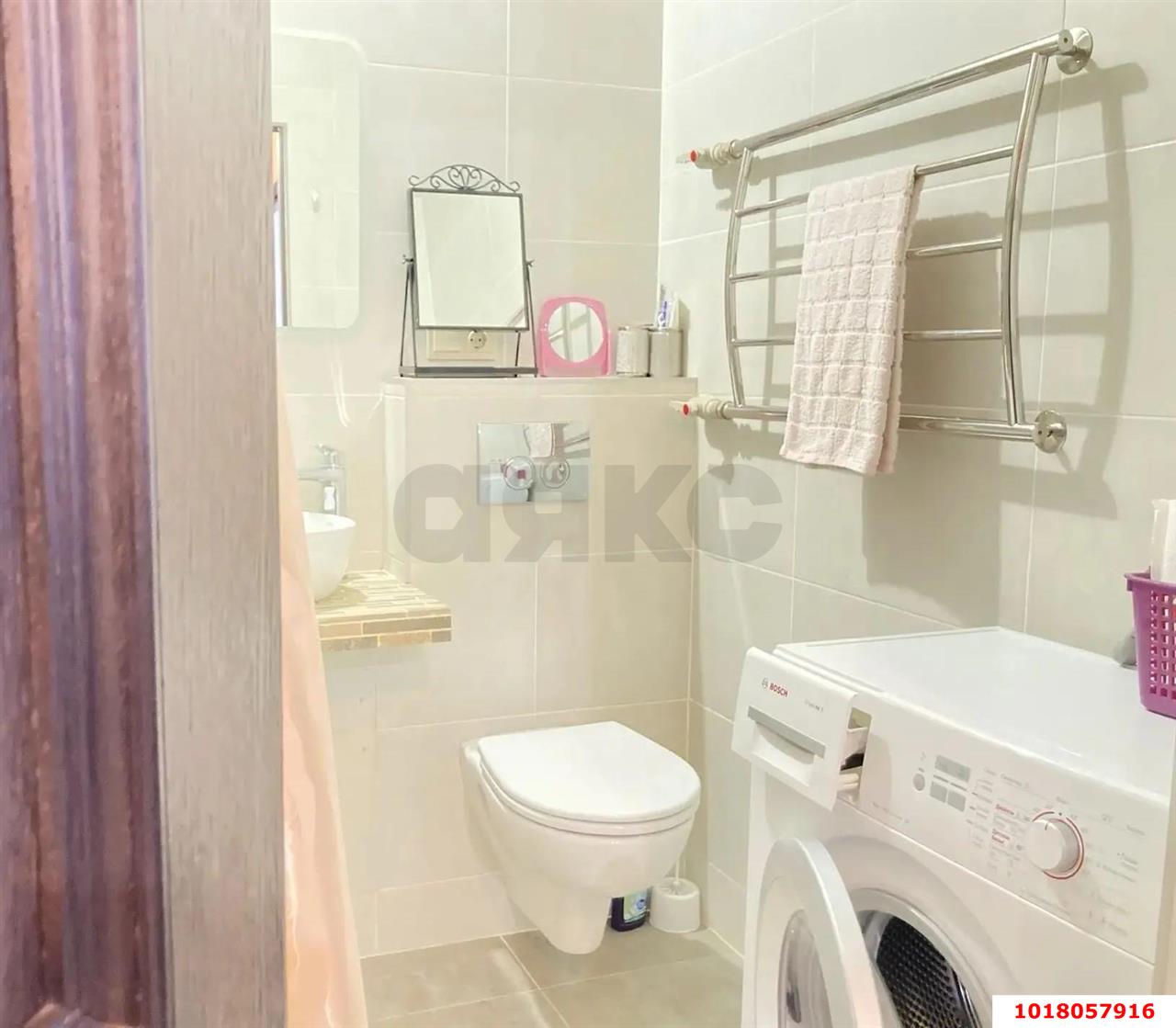 Фото №9: 1-комнатная квартира <span class="whitespace-nowrap">45 м²</span>, <span class="whitespace-nowrap">7/18 эт.</span> - Краснодар, Центральный внутригородской округ, мкр. Завод Измерительных Приборов, ул. Московская, 61
