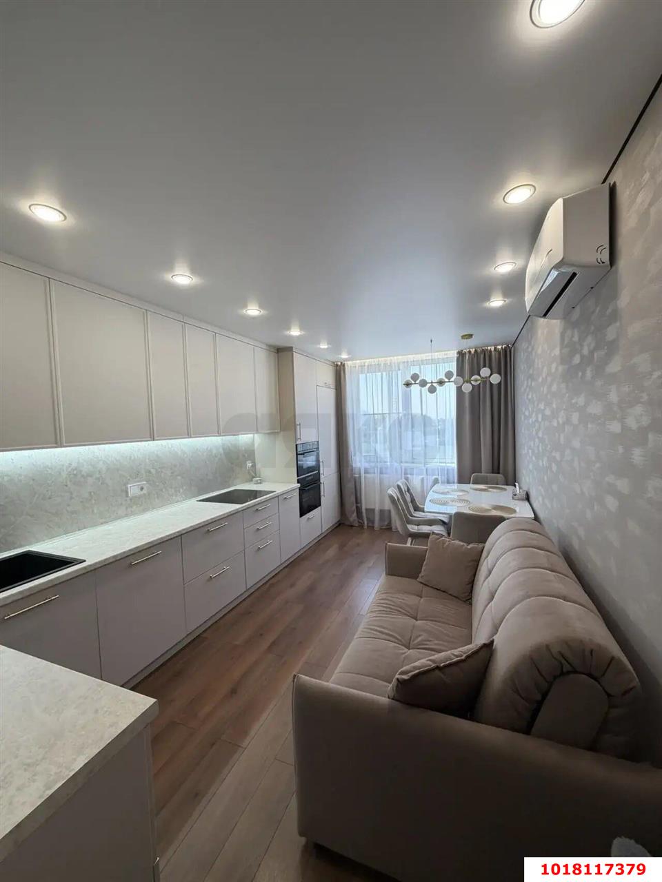 Фото №4: 3-комнатная квартира <span class="whitespace-nowrap">71 м²</span>, <span class="whitespace-nowrap">7/16 эт.</span> - Краснодар, Западный внутригородской округ, Кожзавод, мкр. Военный городок № 1, ул. имени Калинина, 350/10