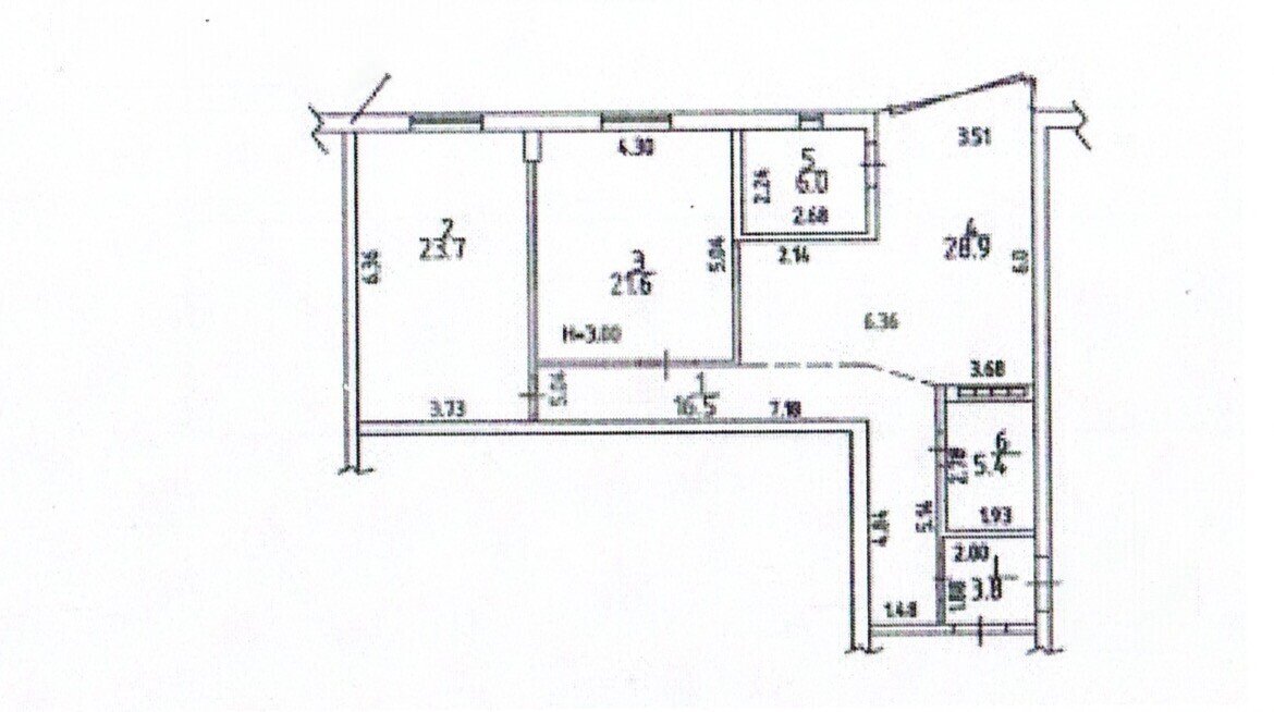 Фото №10: 2-комнатная квартира <span class="whitespace-nowrap">104 м²</span>, <span class="whitespace-nowrap">2/10 эт.</span> - Мариуполь, р. Жовтневый, пр-кт Строителей, 108А