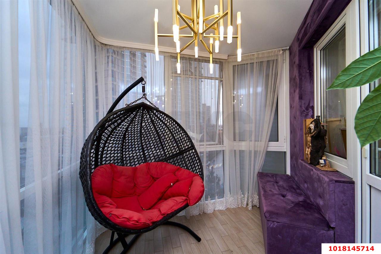 Фото №6: 3-комнатная квартира <span class="whitespace-nowrap">90 м²</span>, <span class="whitespace-nowrap">4/23 эт.</span> - Краснодар, Прикубанский внутригородской округ, Фестивальный, Отделение № 1 совхоза Солнечный, мкр. ЖК Седьмой Континент, ул. Совхозная, 1к3