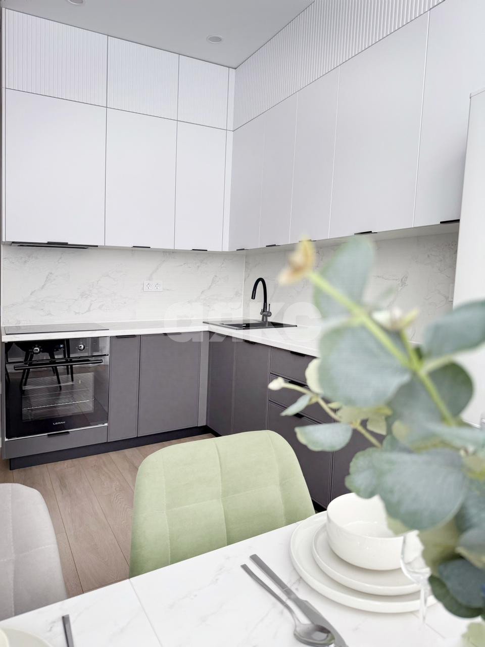 Фото №7: 2-комнатная квартира <span class="whitespace-nowrap">62 м²</span>, <span class="whitespace-nowrap">2/14 эт.</span> - Анапа, Парковый, мкр. ЖК Чёрное Море, ул. Анапское шоссе, 32к6