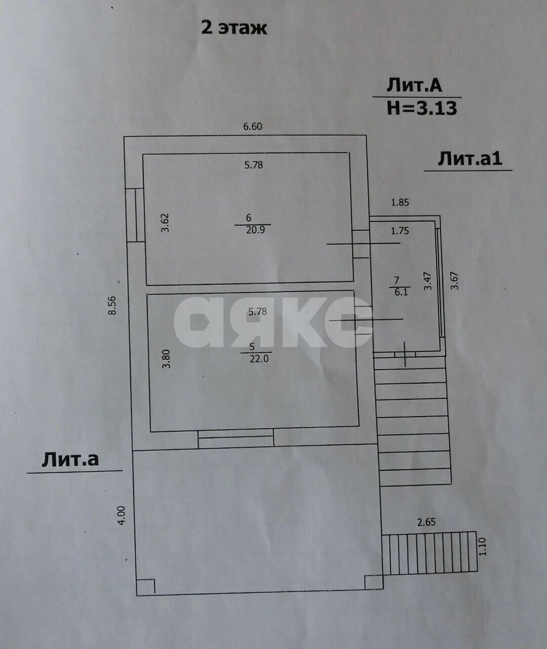 Фото №10: Дом <span class="whitespace-nowrap">101 м²</span> <span class="whitespace-nowrap">+ 6 сот.</span>, <span class="whitespace-nowrap">2 эт.</span> - Лермонтово, ул. Ленина, 6