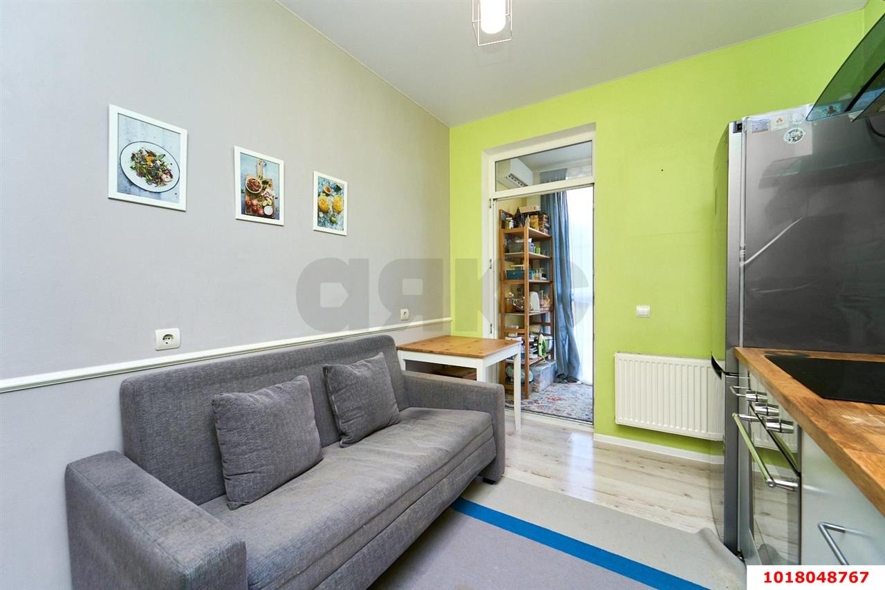 Фото №4: 1-комнатная квартира <span class="whitespace-nowrap">40 м²</span>, <span class="whitespace-nowrap">6/10 эт.</span> - Краснодар, Прикубанский внутригородской округ, Фестивальный, мкр. Солнечный, ул. имени Симиренко, 16