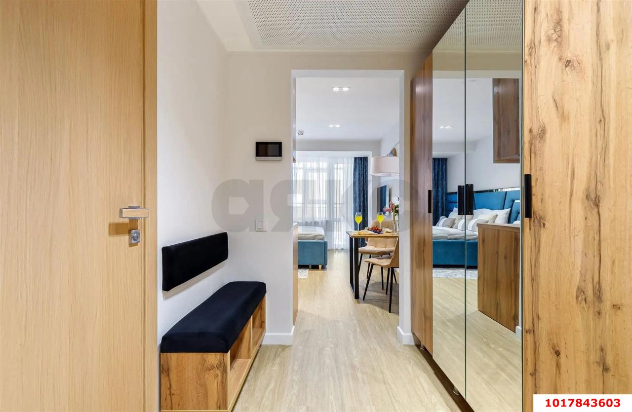 Фото №10: Апартаменты <span class="whitespace-nowrap">28 м²</span>, <span class="whitespace-nowrap">13/16 эт.</span> - Краснодар, Карасунский внутригородской округ, Хлопчато-бумажный Комбинат, мкр. жилой комплекс Гранд Пэлэс, ул. Уральская, 75/6