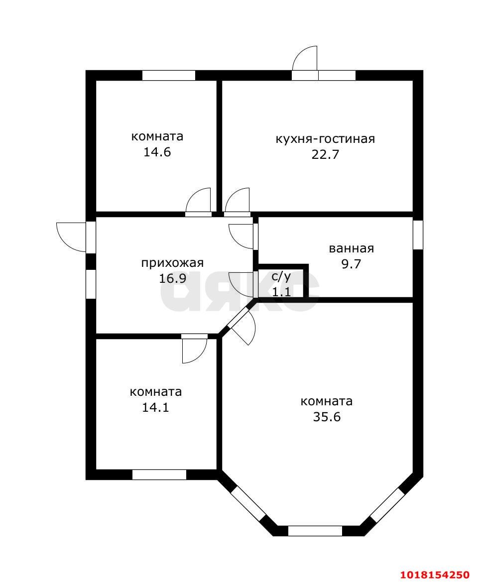 Фото №7: Дом <span class="whitespace-nowrap">114 м²</span> <span class="whitespace-nowrap">+ 5.7 сот.</span>, <span class="whitespace-nowrap">1 эт.</span> - Выселки, мкр. квартал Суворовка, ул. Спортивная, 43