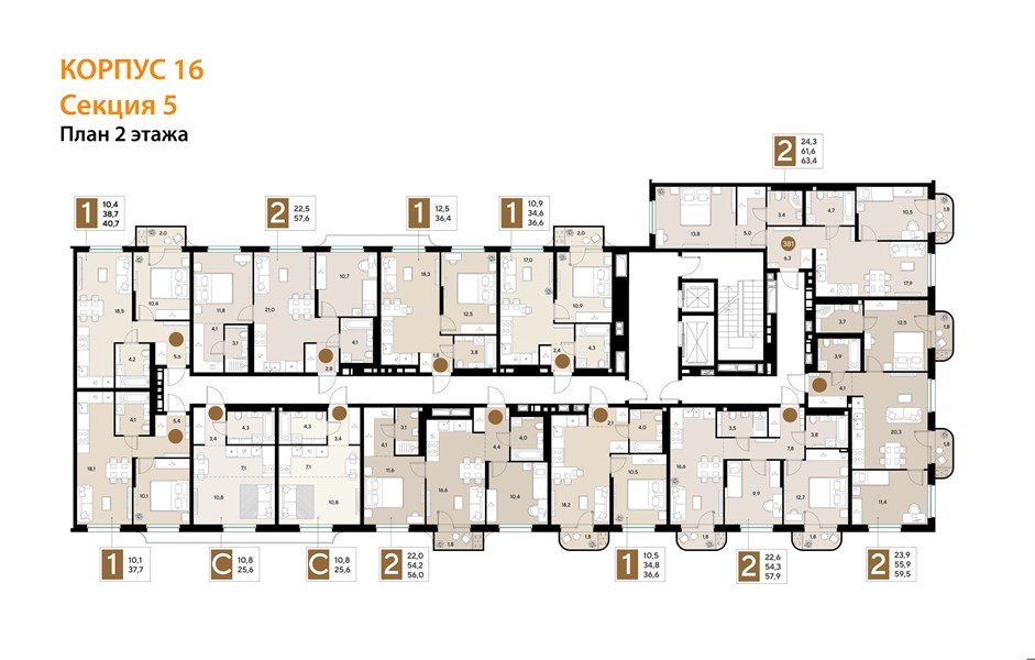 Фото №8: 1-комнатная квартира <span class="whitespace-nowrap">37 м²</span>, <span class="whitespace-nowrap">2/18 эт.</span> - Краснодар, Прикубанский внутригородской округ, ЖК Грейд, мкр. ЖК Грейд