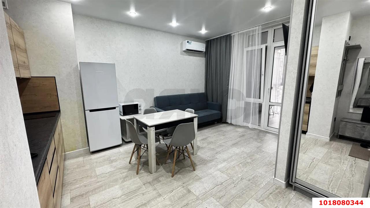 Фото №3: 1-комнатная квартира <span class="whitespace-nowrap">40 м²</span>, <span class="whitespace-nowrap">19/24 эт.</span> - Краснодар, Прикубанский внутригородской округ, мкр. Любимово, 2