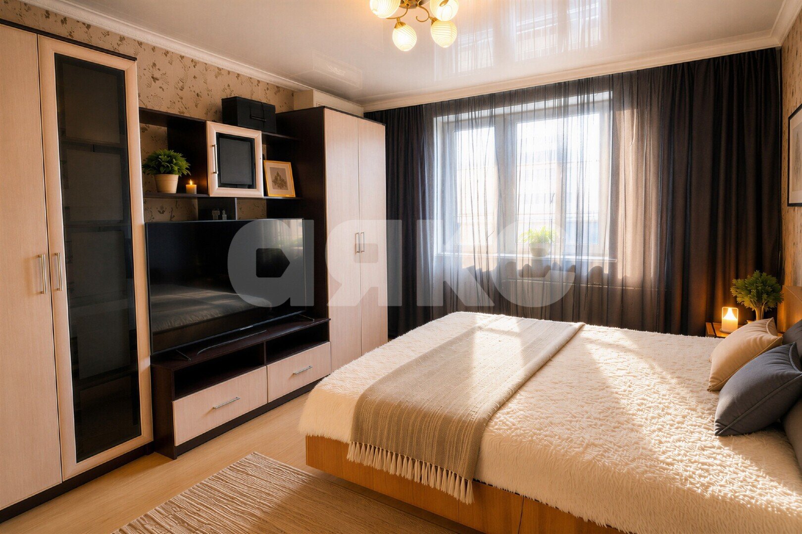Фото №2: 1-комнатная квартира <span class="whitespace-nowrap">39 м²</span>, <span class="whitespace-nowrap">11/12 эт.</span> - Анапа, мкр. ЖК Красная Площадь, ул. Объездная, 39