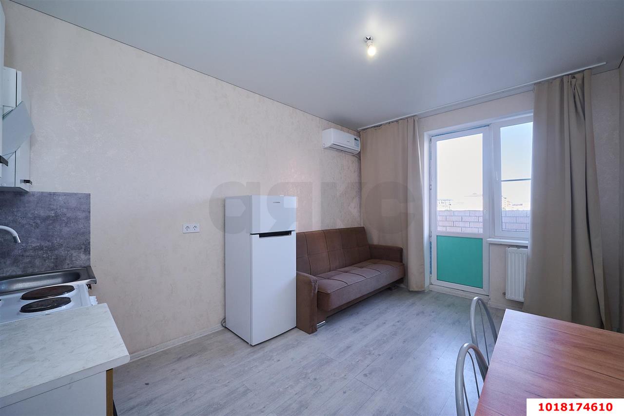 Фото №3: Студия <span class="whitespace-nowrap">22 м²</span>, <span class="whitespace-nowrap">5/19 эт.</span> - Краснодар, Прикубанский внутригородской округ, Калинино, Завод Радиоизмерительных Приборов, мкр. ЖК Акварели-2, ул. Тепличная, 62/1к5