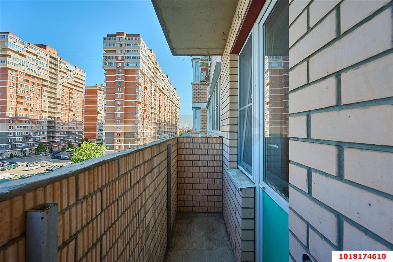 Фото №5: Студия <span class="whitespace-nowrap">22 м²</span>, <span class="whitespace-nowrap">5/19 эт.</span> - Краснодар, Прикубанский внутригородской округ, Калинино, Завод Радиоизмерительных Приборов, мкр. ЖК Акварели-2, ул. Тепличная, 62/1к5