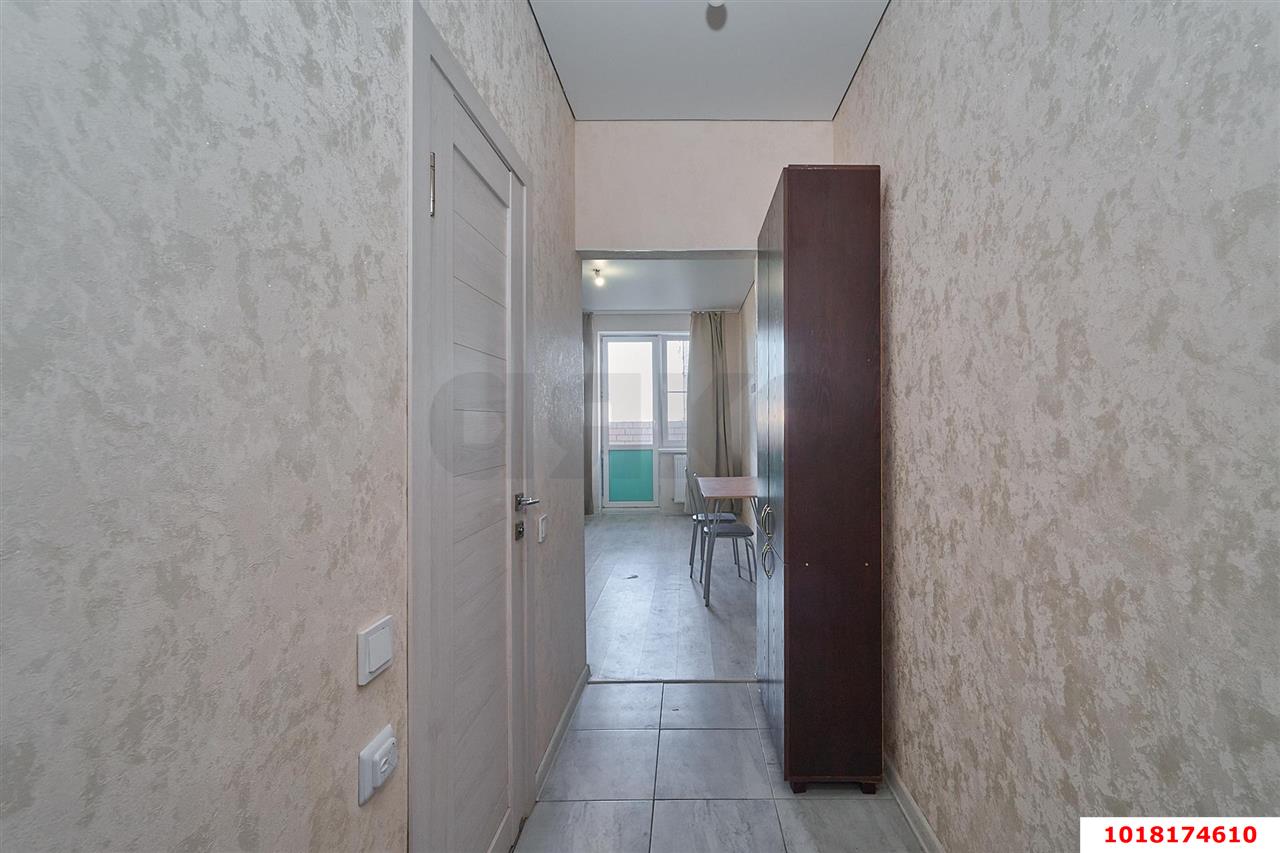 Фото №8: Студия <span class="whitespace-nowrap">22 м²</span>, <span class="whitespace-nowrap">5/19 эт.</span> - Краснодар, Прикубанский внутригородской округ, Калинино, Завод Радиоизмерительных Приборов, мкр. ЖК Акварели-2, ул. Тепличная, 62/1к5