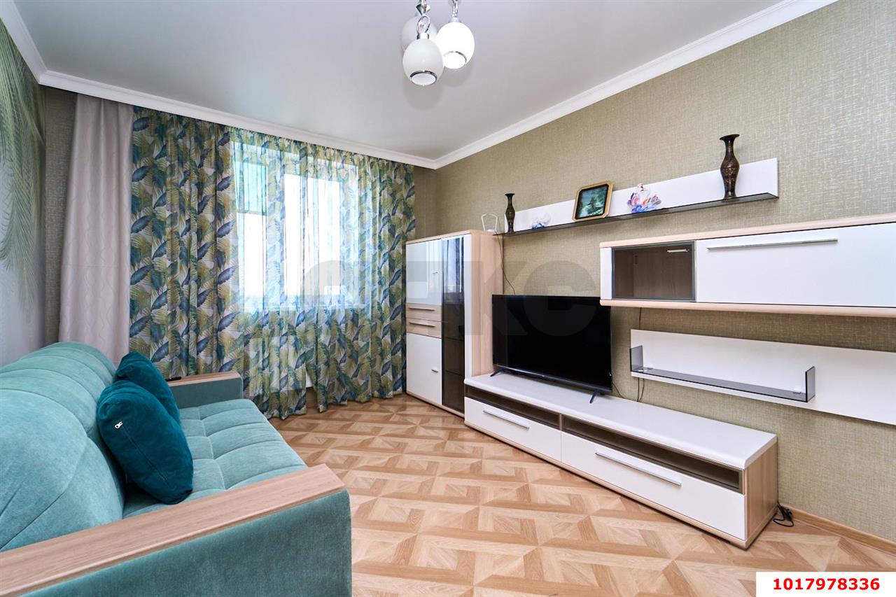 Фото №2: 1-комнатная квартира <span class="whitespace-nowrap">48 м²</span>, <span class="whitespace-nowrap">13/25 эт.</span> - Краснодар, Карасунский внутригородской округ, ж/м Пашковский, ул. Бородинская, 156/2