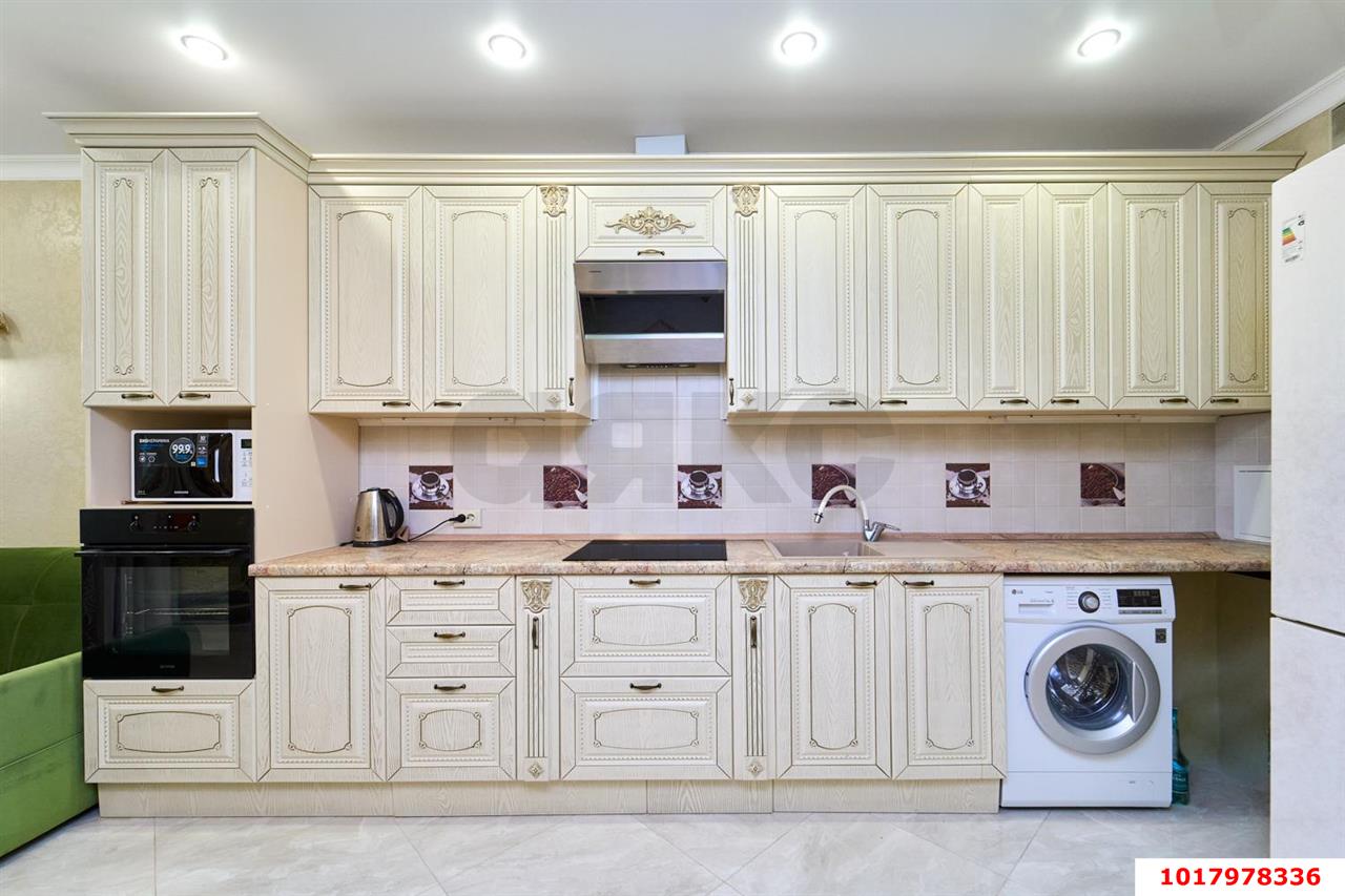 Фото №5: 1-комнатная квартира <span class="whitespace-nowrap">48 м²</span>, <span class="whitespace-nowrap">13/25 эт.</span> - Краснодар, Карасунский внутригородской округ, ж/м Пашковский, ул. Бородинская, 156/2