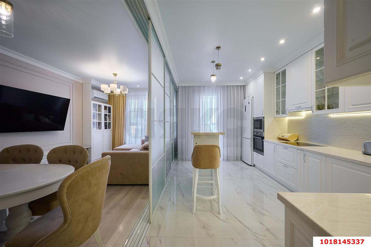 Фото №5: 3-комнатная квартира <span class="whitespace-nowrap">95 м²</span>, <span class="whitespace-nowrap">18/24 эт.</span> - Краснодар, Карасунский внутригородской округ, Хлопчато-бумажный Комбинат, мкр. жилой комплекс Элегант, ул. Сормовская, 1/6