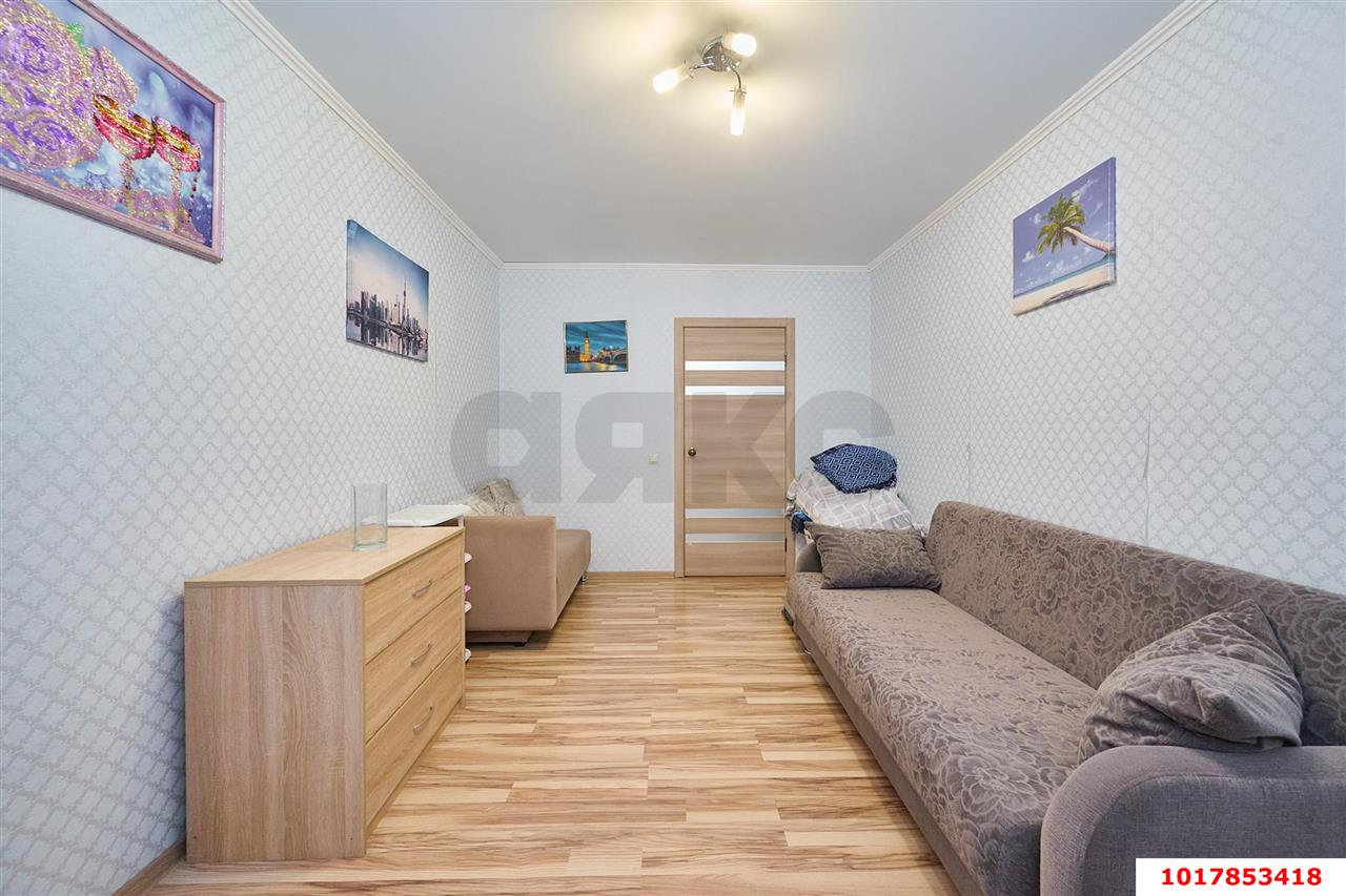 Фото №5: 1-комнатная квартира <span class="whitespace-nowrap">43 м²</span>, <span class="whitespace-nowrap">6/17 эт.</span> - Краснодар, Прикубанский внутригородской округ, Музыкальный, ЖК Времена Года, мкр. имени Петра Метальникова, ул. Петра Метальникова, 5к1
