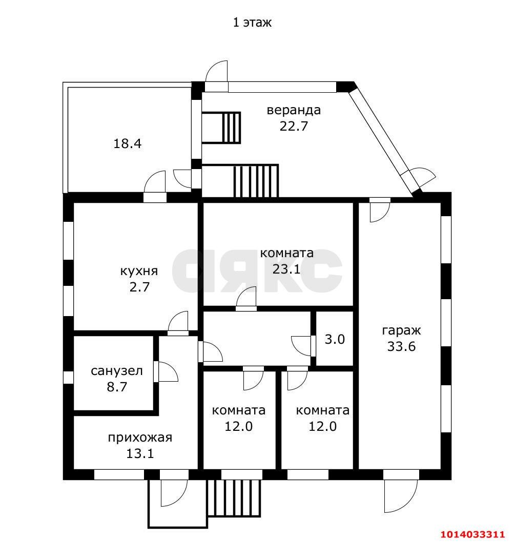 Фото №11: Дом <span class="whitespace-nowrap">253 м²</span> <span class="whitespace-nowrap">+ 13.4 сот.</span>, <span class="whitespace-nowrap">2 эт.</span> - Краснодар, Прикубанский внутригородской округ, мкр. Сады Калинина, ул. Народная, 108