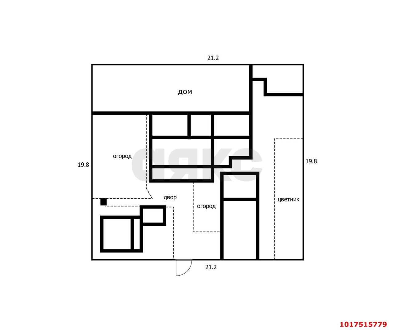 Фото №6: Дом <span class="whitespace-nowrap">48 м²</span> <span class="whitespace-nowrap">+ 4 сот.</span>, <span class="whitespace-nowrap">1 эт.</span> - Краснодар, Западный внутригородской округ, мкр. Центральный, ул. имени Тургенева, 32