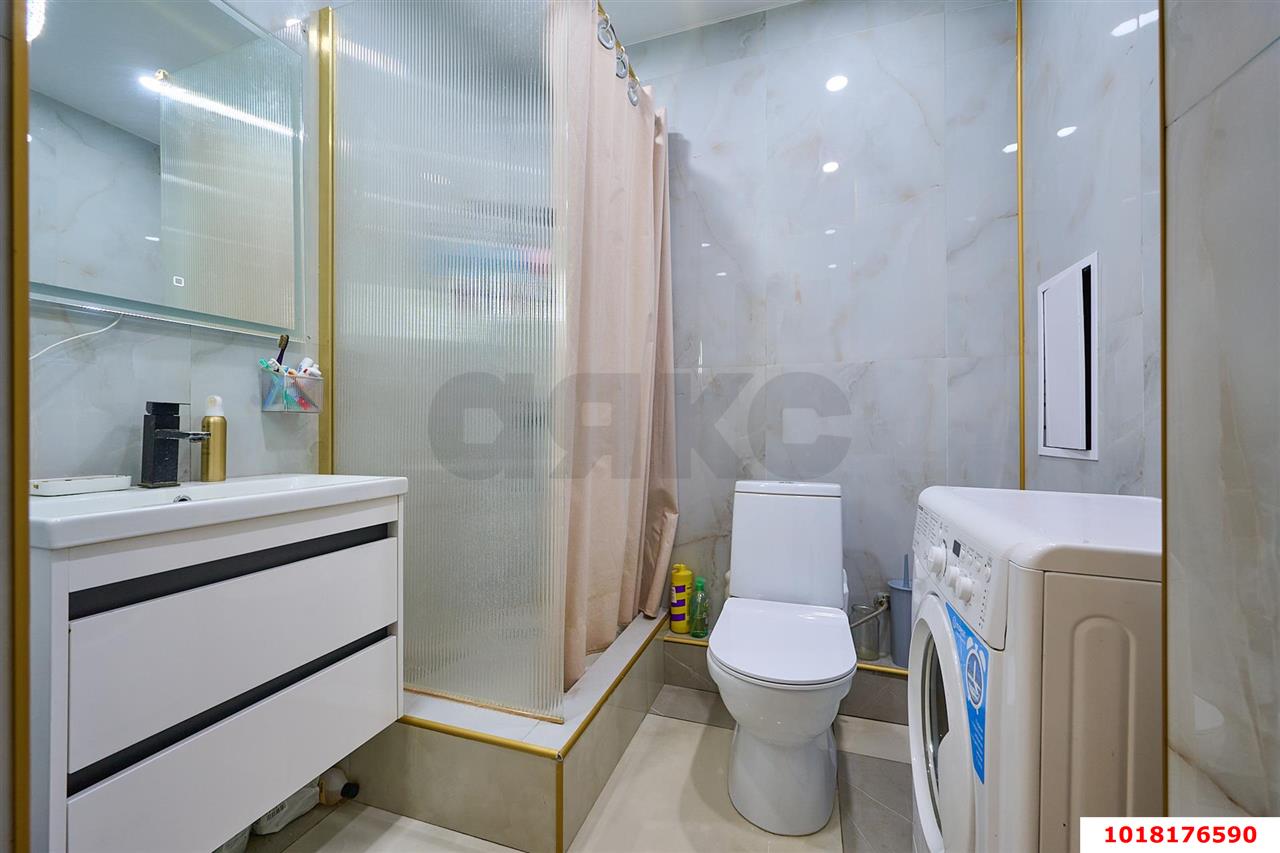 Фото №13: 2-комнатная квартира <span class="whitespace-nowrap">53 м²</span>, <span class="whitespace-nowrap">14/19 эт.</span> - Краснодар, Прикубанский внутригородской округ, Молодёжный, мкр. жилой комплекс Семейный Парк, ул. Душистая, 60к2
