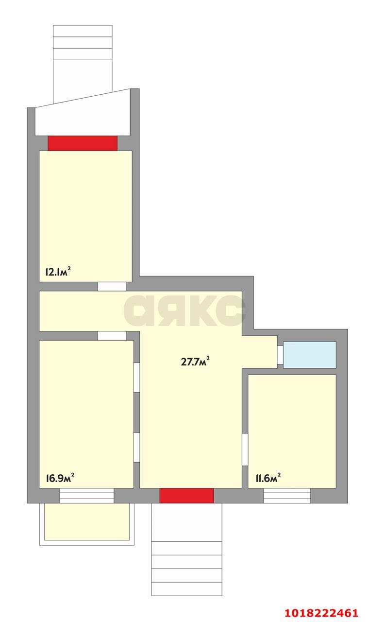 Фото №10: Торговое помещение <span class="whitespace-nowrap">69 м²</span>, <span class="whitespace-nowrap">1/9 эт.</span> - Краснодар, Карасунский внутригородской округ, мкр. Комсомольский, ул. 30-й Иркутской Дивизии, 11